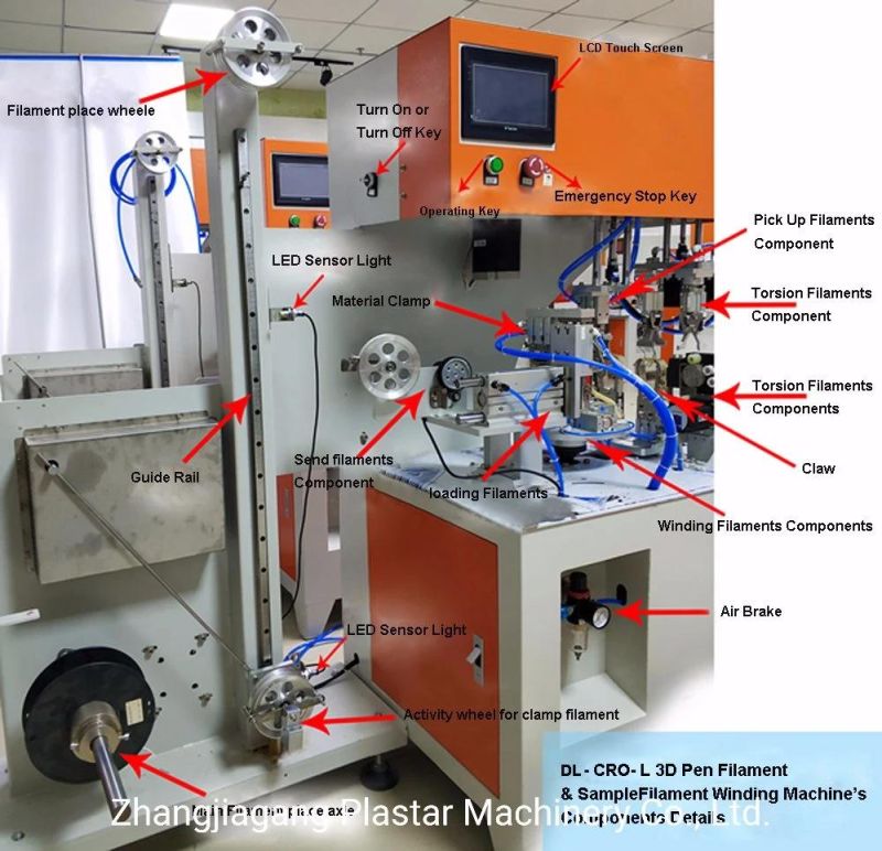 Automatic Bobbin Winder for 3D Drawing Printing Pen Filament 1.75mm Winding Machine