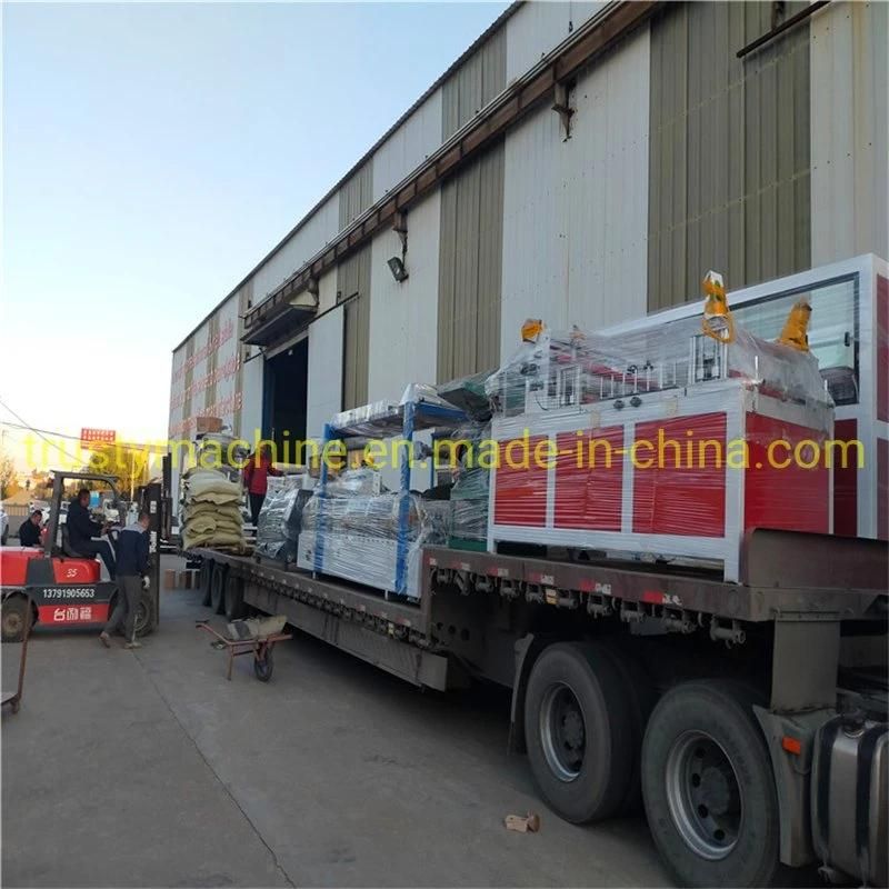 Sjsz-80 PVC/WPC Board Exturder Machine/Plastic Sheet/Panel Machine/Crust Foam Board Extrusion Line Machine Trusty Plastic Machinery