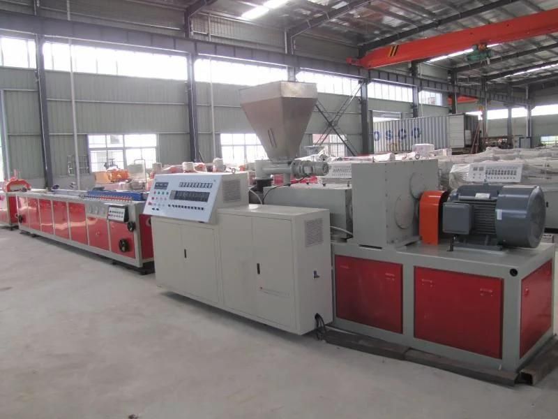 Plasitc PE PVC WPC Wide Window Door Frame Profile Extruder|Extrusion Making Machine Production Line