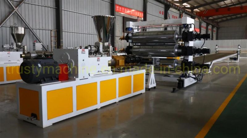 Sj150/35 Plastic PP/PE/ABS Sheet/Board Extrusion Production Line