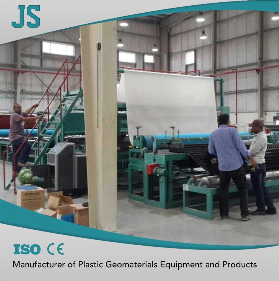 Plastic Drain Board Machine with Geotextile Lamination