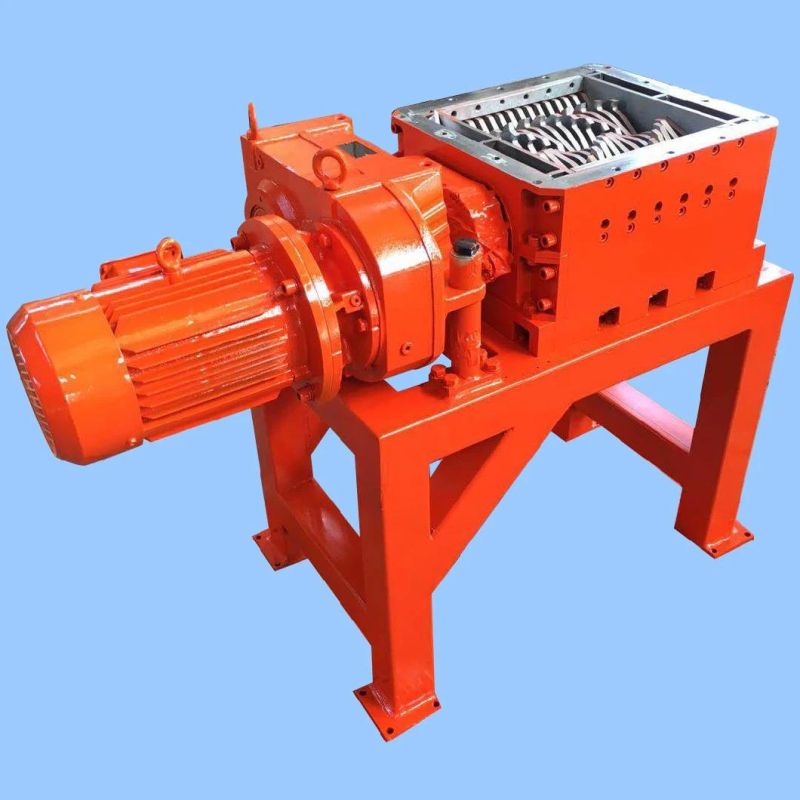 Metal Crusher Paper Wood Plastic Machine Single Shaft Shredder