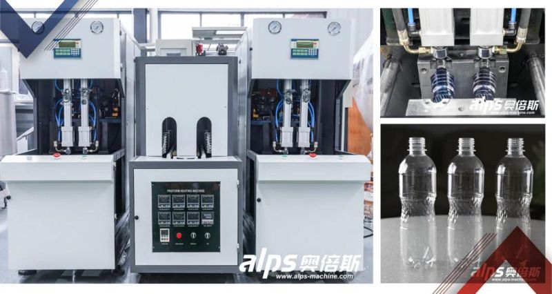 Semi-Auto / Semi-Automatic Plastic Pet Bottle Beverage Water Bottle Molding Machine