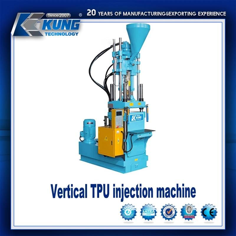 Vertical Plastic Injection Moulding Machine for PVC or TPU Upper Making Machinery