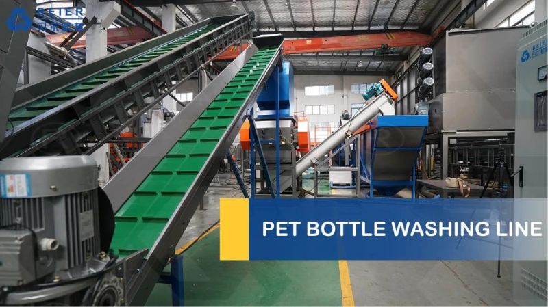 Plastic PP PE Film Bottle Flakes Recycling Washing Machine Line