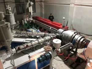 HDPE Three Layers Plastic Pipe Production Line Extruder Manufacturing Machine