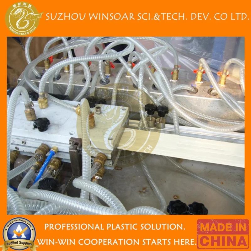 Plastic Extruder PVC Cable Wire Trunking Profile Making Machine