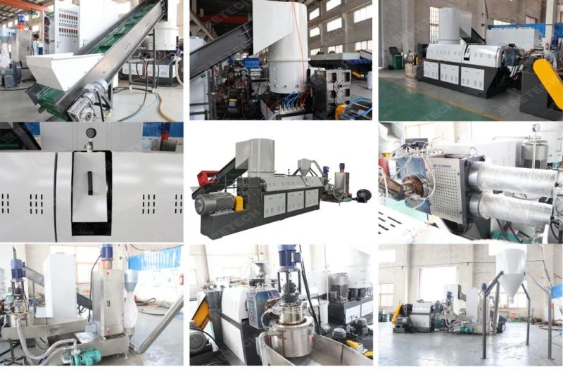 LDPE HDPE PE Film Compacting Pelletizing Line/Plastic Recycling Granulating Machine