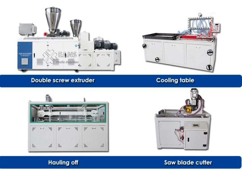 PVC Indoor Synthetic Construction Wall Panel Making Machinery / Manufacturing Machine