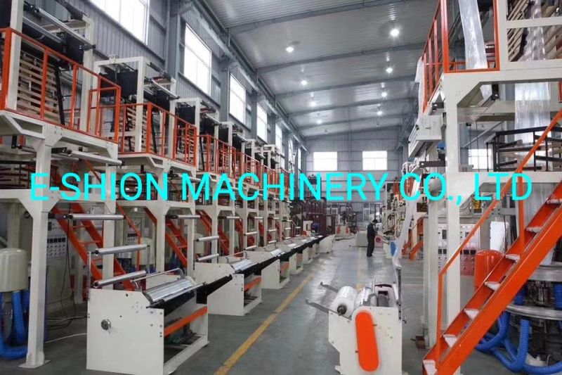 600mm HDPE LDPE PLA Degradable Plastic Bag Film Blowing Machine Price