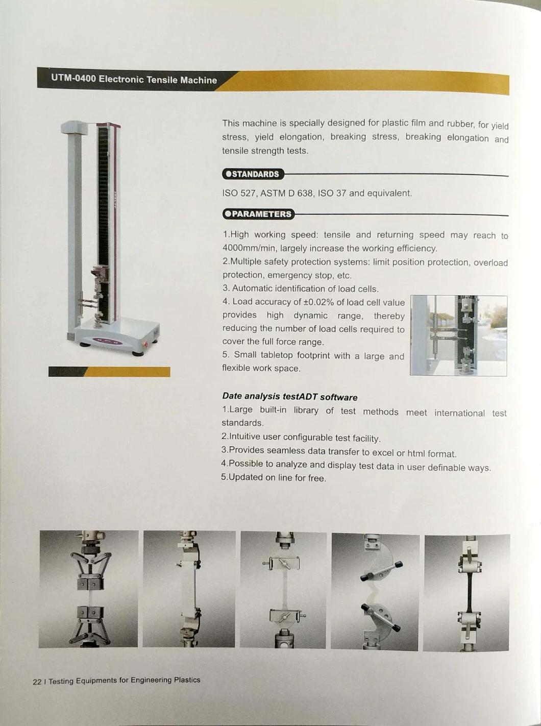 50n-100kn Universal Testing Machine/ Tensile Tester