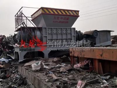 Scrap Metal Shredder to Produce Metal Blocks as Fuel