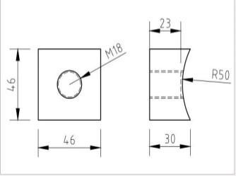 D2, HSS SKD-11 Plastic Tyre Shredder Blade Cutter Crushing Knife Made in China