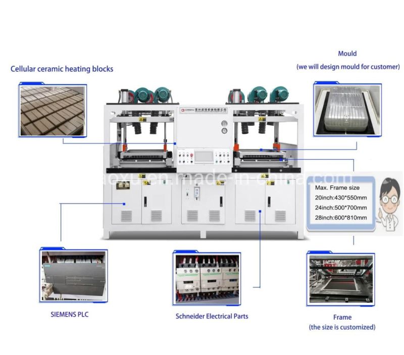 Suitcase Beauty Case Sheet Forming Machine in Production Line