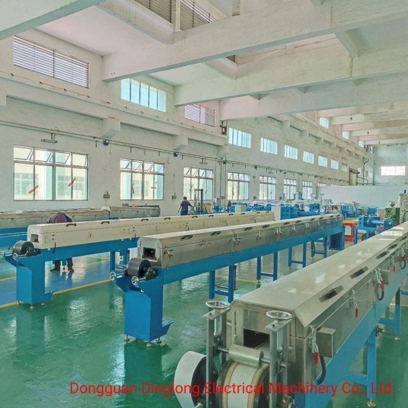 PVC/PP/PE/TPE Silicone Extruder Teflon Wire Stranding Line Rubber Mixing Mill Cable Automatic Feeder Line LED Lamp Belt Equipment Extruder Line