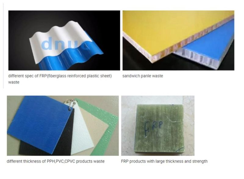 Fiberglass Composites Plastic PC PVC FRP Products Waste Pulverize Machinery