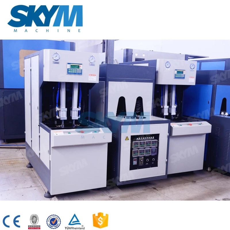 Semi Automatic 2 Cav Pet Bottle Blow Molding Machine to Make Different Kind of Beverage Bottle