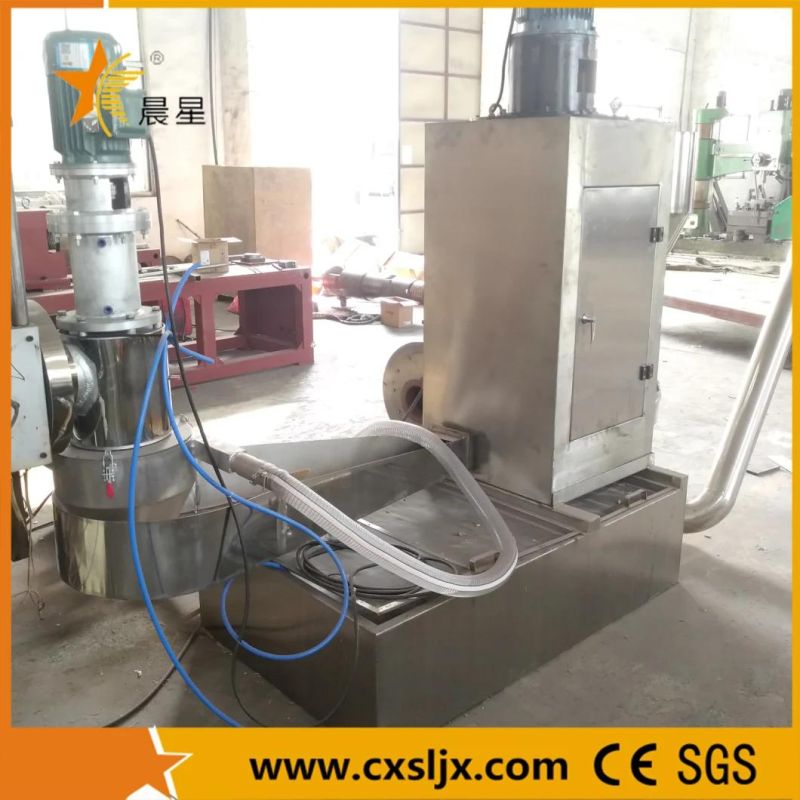 Water Ring Cutting Type Waste PVC Plastic Film Granulating Line / Film Pelletizing Machine