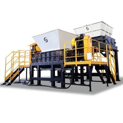 Detachable Blade Double Shaft Scrap Metal Shredder