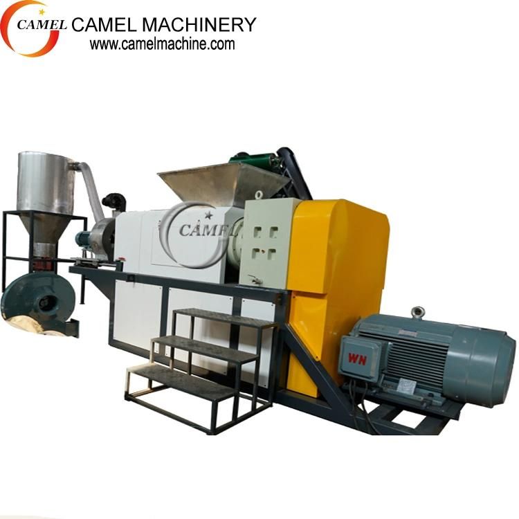 New Type Plastic Film Squeezing Drying Dewatering Granulating Recycling Machine Granulator