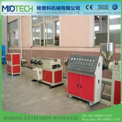 2021 Midtech Plastic Fiber Reinforced Pipe/Soft Garden PVC Hose Extrusion Line