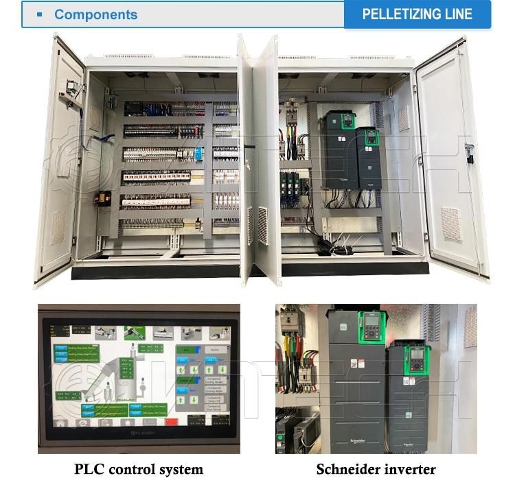 Kcp Kitech Waste Plastic Recycling Granulating Pelletizing Machine