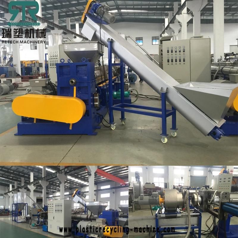 Waste Polyethylene Polypropylene PP PE Plastic Film Granulation Machine