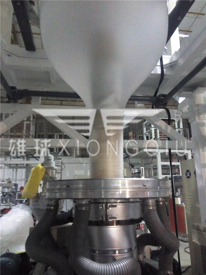 2019 Xiongqiu 1700mm ABA Po Film Blowing Machine with Double Friction Winder