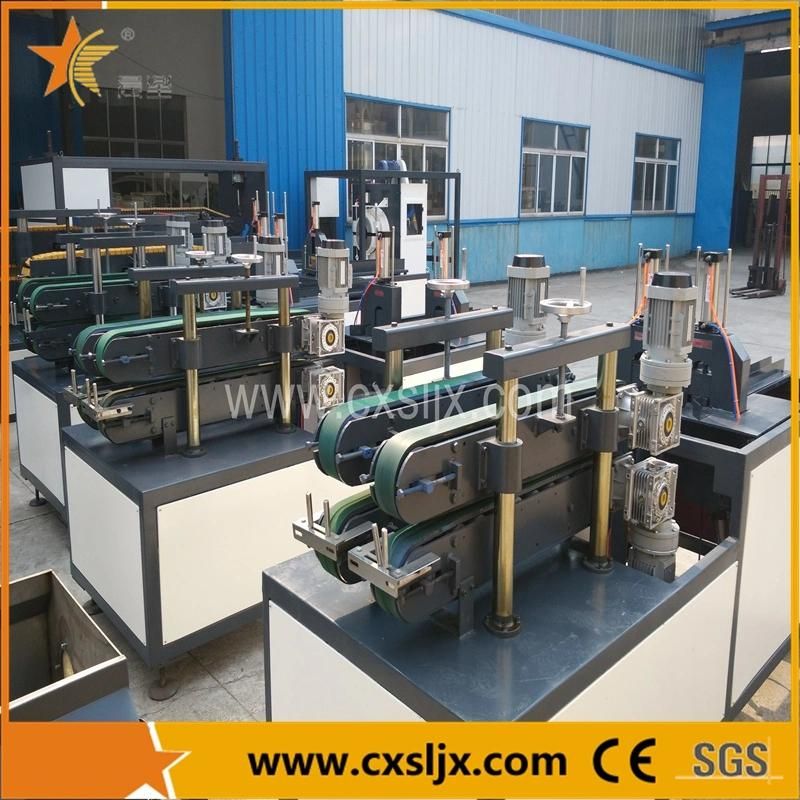 S049 One Extruder Two Pipe PVC Double Pipe Extrusion Line (CXDB-50)