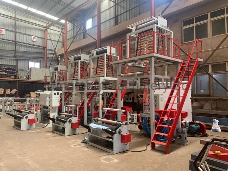 High Output Biodegradable Plastic HDPE/LDPE/LLDPE Film Blowing Machine