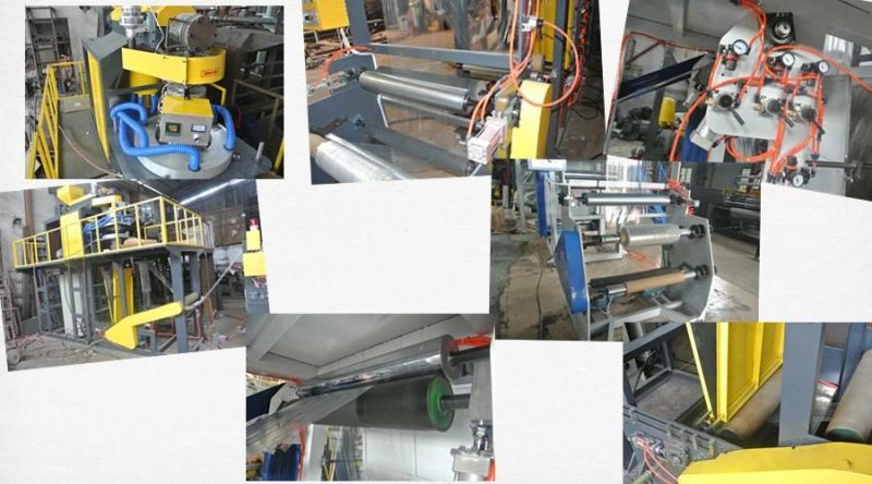 High Speed Polypropylene Film Blown Extrusion Machine PP Film Blowing Machine