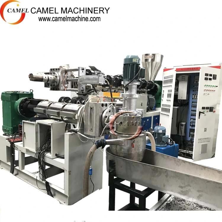 Double-Stage PE PP Film Granulator Plastic Recycling Granulator Machine