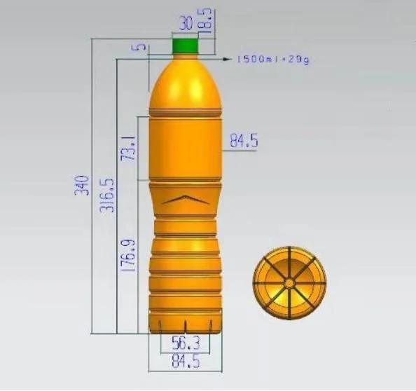 High Speed Automatic Servo Blow Moulding Machine for Pet Bottle