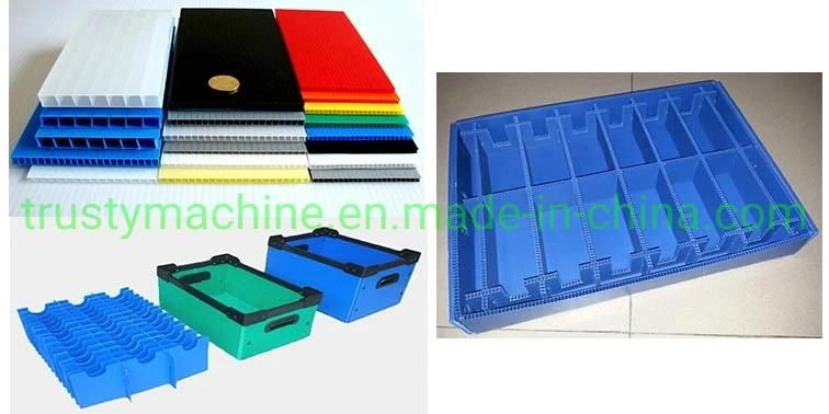 Hot Sale Plastic PP/PE/PC Hollow Grid Sheet Production Line/ Hollow Grid Sheet Making Machine