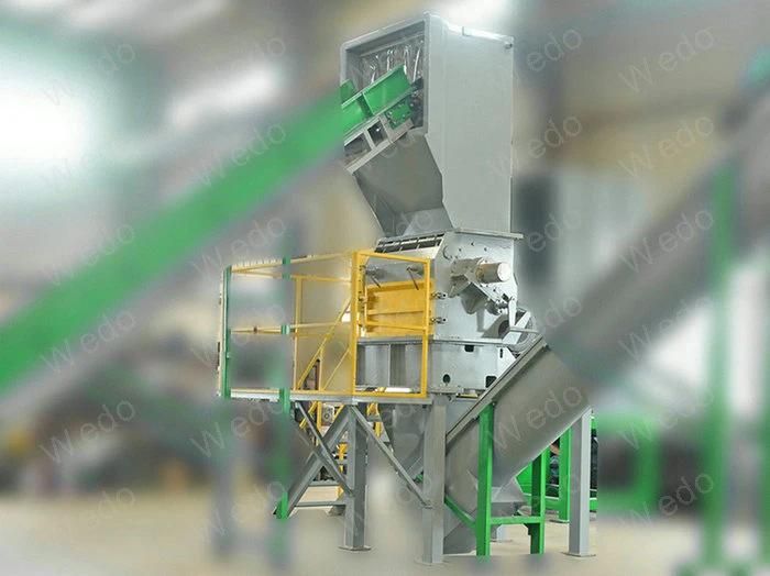2022 Plastic Waste HDPE Bottle Flakes Pelletizing Recycling Wachine Machine