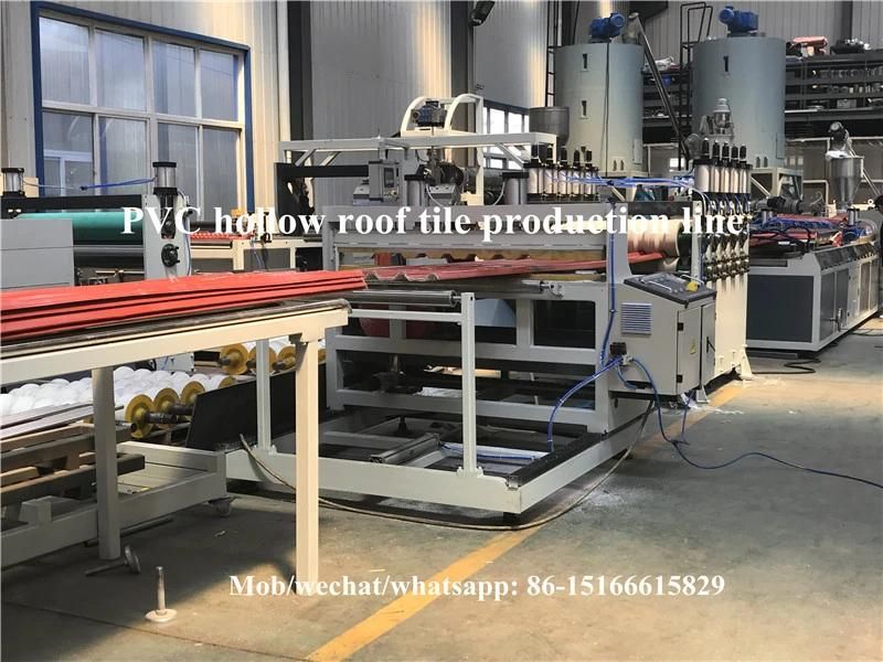 PVC Hollow Roof Tile Extrusion Line/Production Line/Making Machine