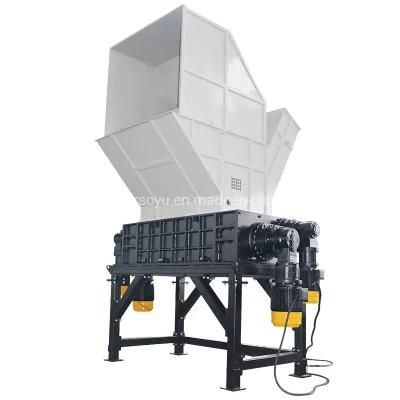 Plastic Fabrics Film Crusher Small Aluminum Cans Mechanical Four Shaft Shredder