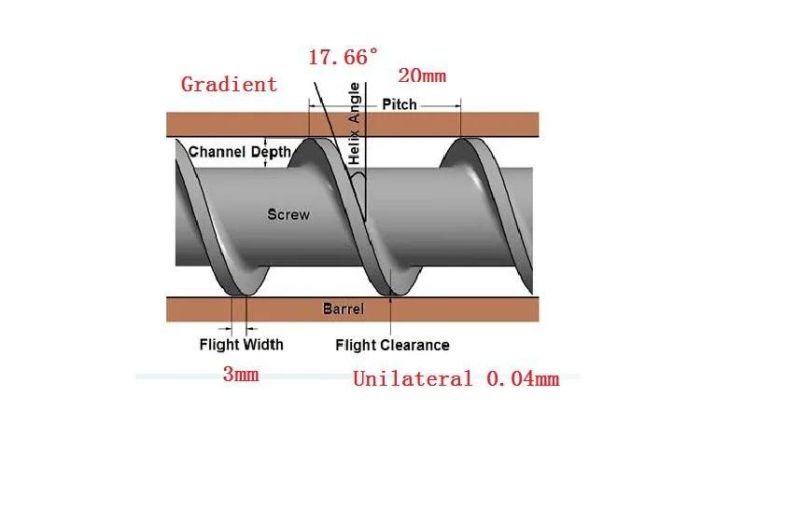 Parallel Twin Screw Element Master Part of Plastic Machinery Parts