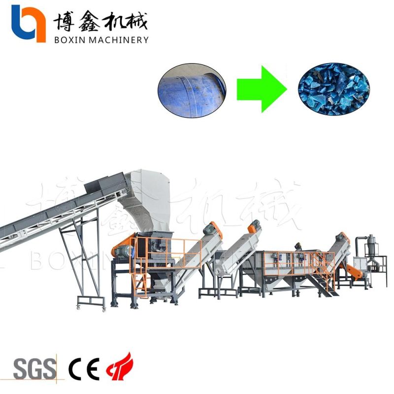 Pet Staple Fiber Level Crushing Washing Recycling Production Making Machine