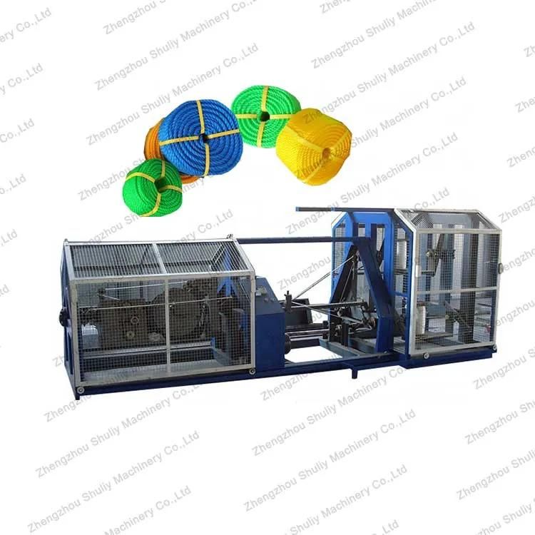 3 or 4 Strands PP PE Twisted Rope Monofilament Rope Twisting Machine Plastic Rope Twine Making Machine