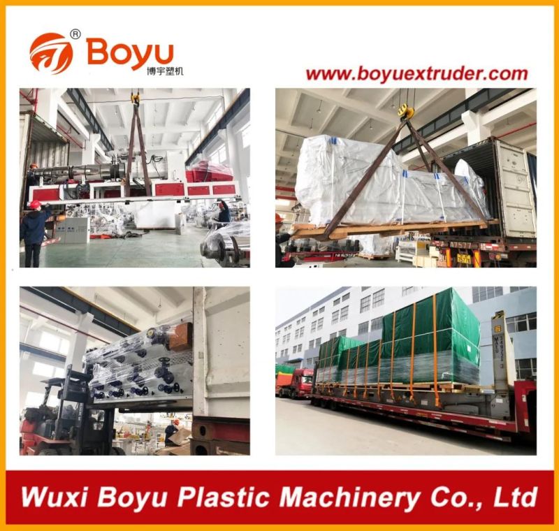 Plastic Rigid PVC Sheet Spc Vinyl Tile Flooring Extruder Machine