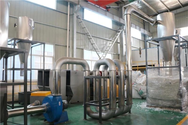 Waste Plastic Mulching Film / Raffia Bag Washing Recycling Production Line