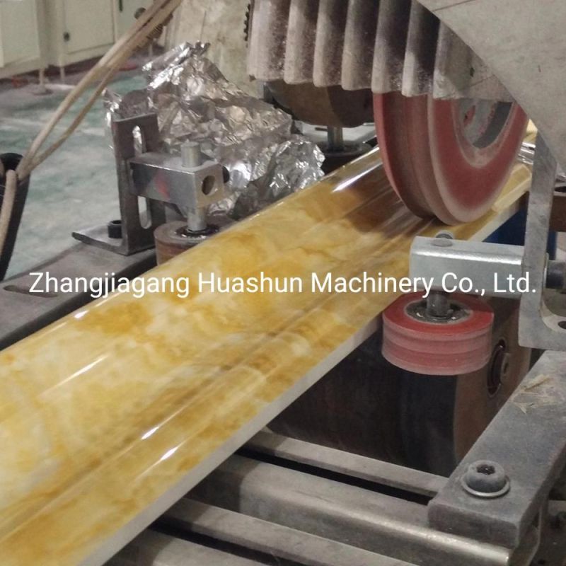 PVC UV Marble Stone Decoration Line Production Making Machinery