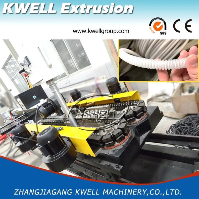 Single Wall Corrugated Cable Protective Pipe Hose Extrusion Line Machine