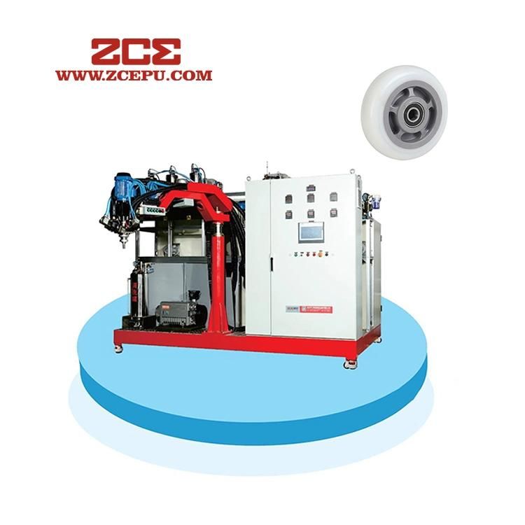 Popular PU Polyurethane Elastomer Casting Making Machine for Electric Forklift Wheel