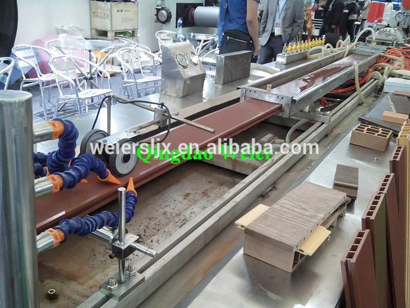 WPC PVC PE Wood Plastic Board Production Line