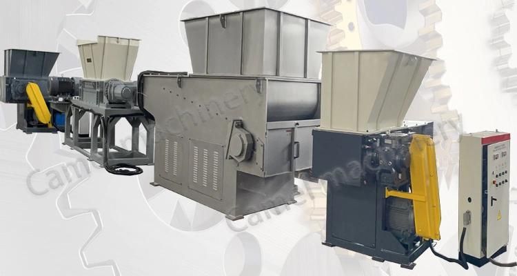 Cardboard Plastic Double Shaft Shredder Machine