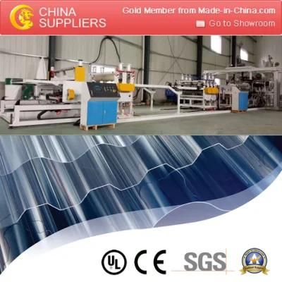 Plastic Tile PC PP PVC Tile/Watt Extrusion Line