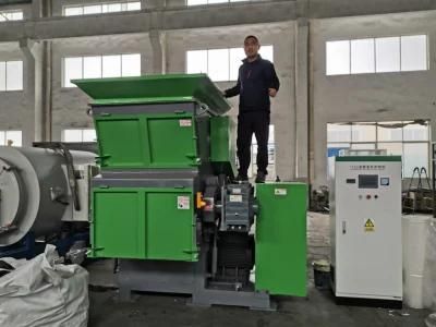 Single Shaft Shredder / PP PE PVC ABS Plastic Shredder