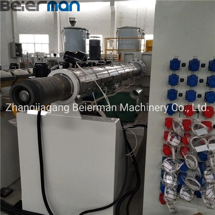 18.5kw Motor Power Sj45/33 Single Screw Extruder for Extrusion Pet PP PE Material Guomao Gearbox